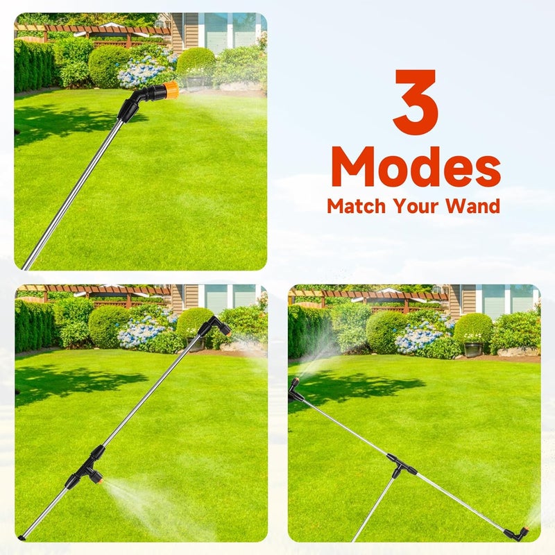 JINIOHEE 4 Nozzles Metel Boom Wand with 1/4" and 3/8" Brass Fitting, Sprayer Boom Equipped with Two Types Nozzles, Durable Metal Rods, Wide-Coverage Agricultural & Lawn Spray Attachment for Tractors/UTVs - Image 5